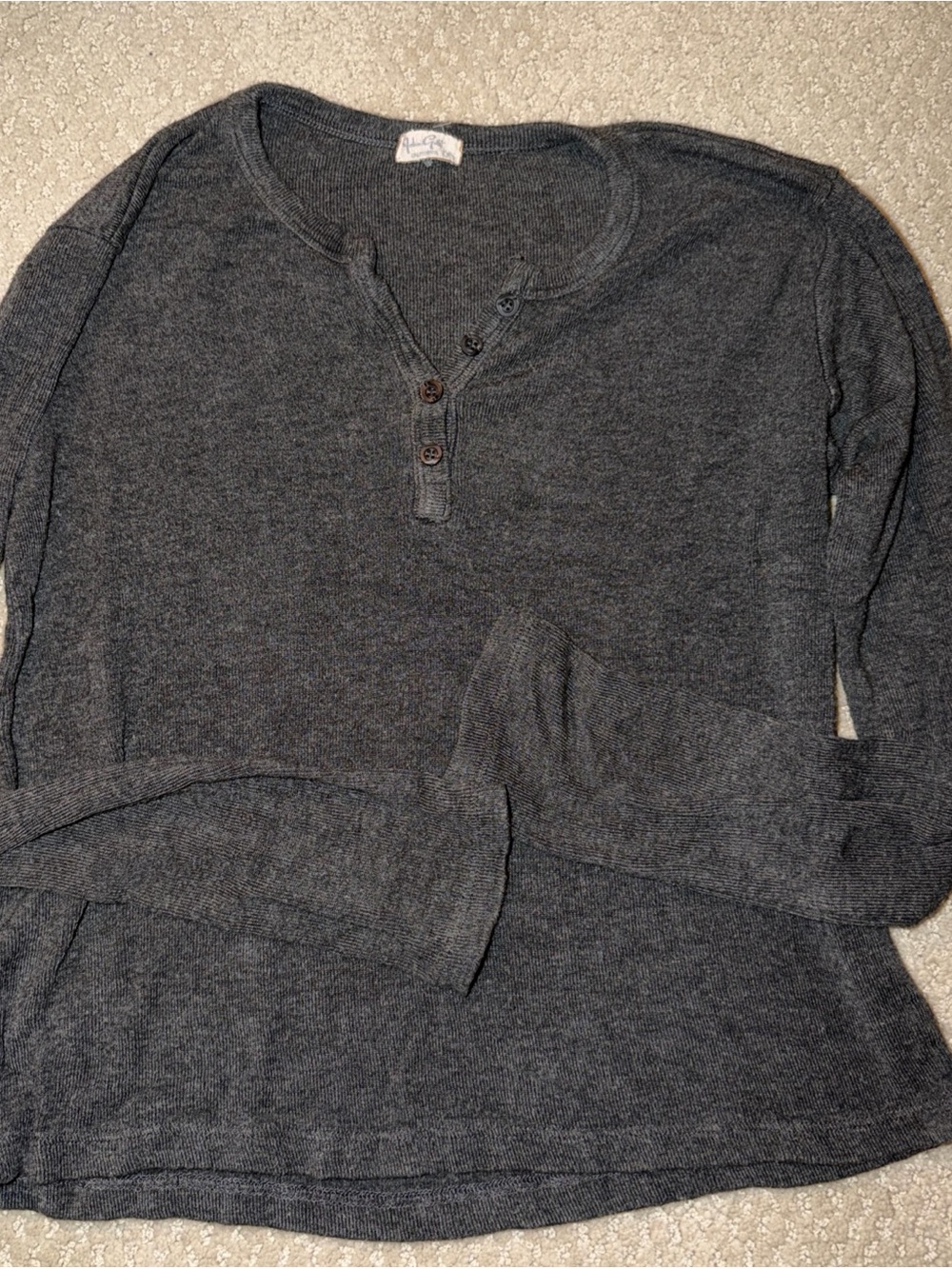 Brandy Melville Charcoal Knit Cardigan